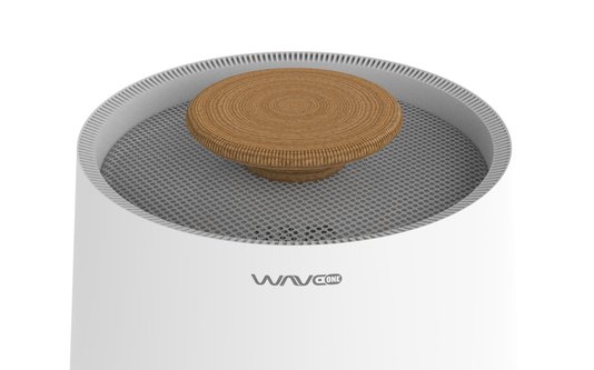 CAIXA ACUSTICA SMART BT LUMI ACAB MADEIRA WAVEONE