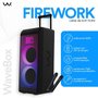 CAIXA DE SOM BLUETOOTH AMPLIFICADA WAVEONE FIREWORK COM LED